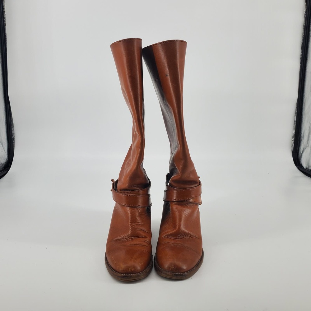 J. Crew Leather Brown Boots Women's 6